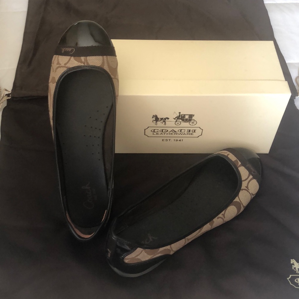 Shoes-Coach Flats